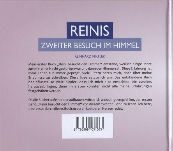 Kinder- & Jugendbücher - Reinhard Hirtler: Reinis Zweiter Besuch im Himmel (Hardcover - Comic)