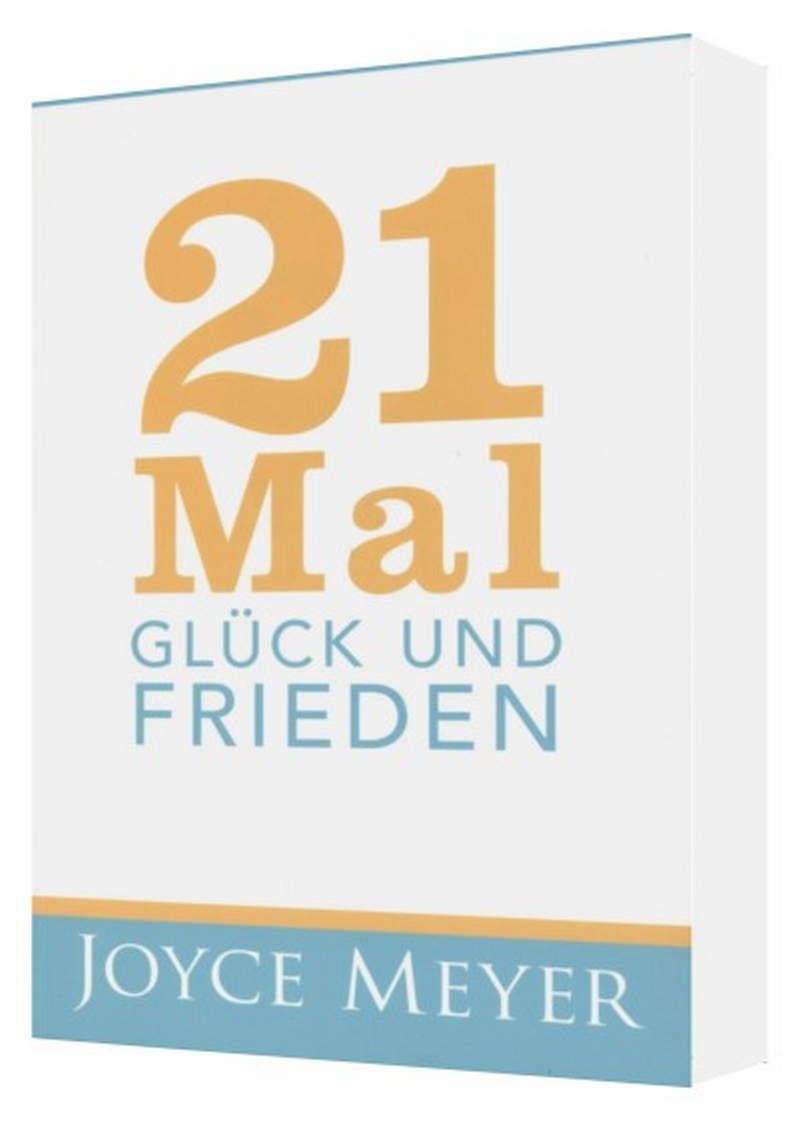 Büchersortiment - Joyce Meyer: 21 Mal Glück und Frieden