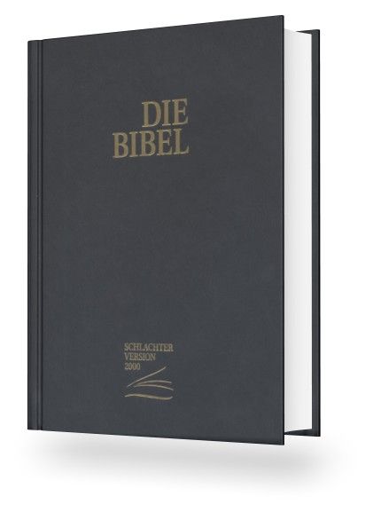Bibeln - Schlachter-Bibel 2000 - Schwarz Standardausgabe