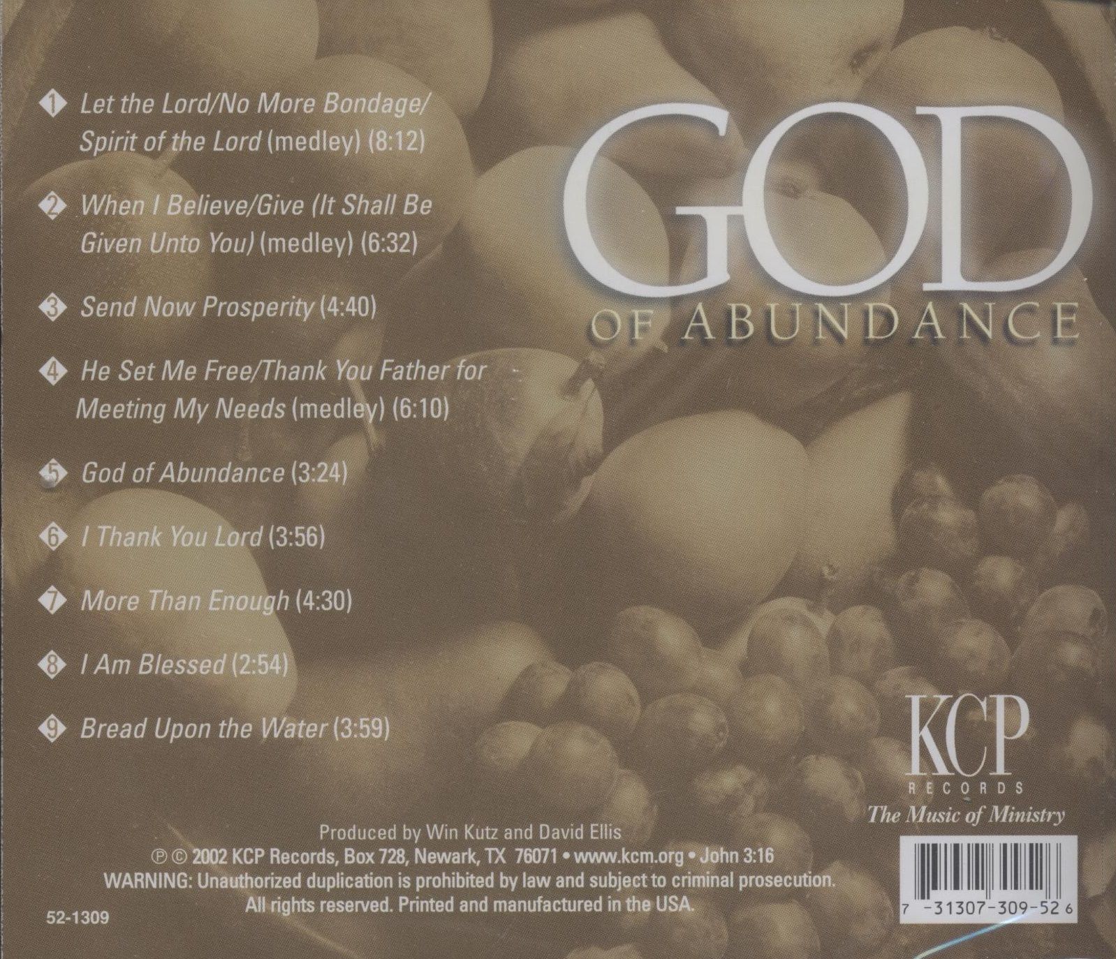 Kenneth Copeland: God of Abundance (CD)