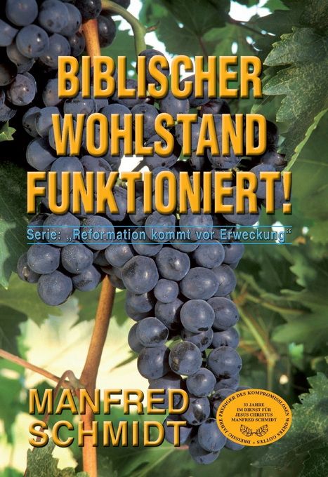 Büchersortiment - Sonderangebote - Manfred Schmidt: Biblischer Wohlstand funktioniert! (Rabattangebot 4 Stk + 1 Gratis)