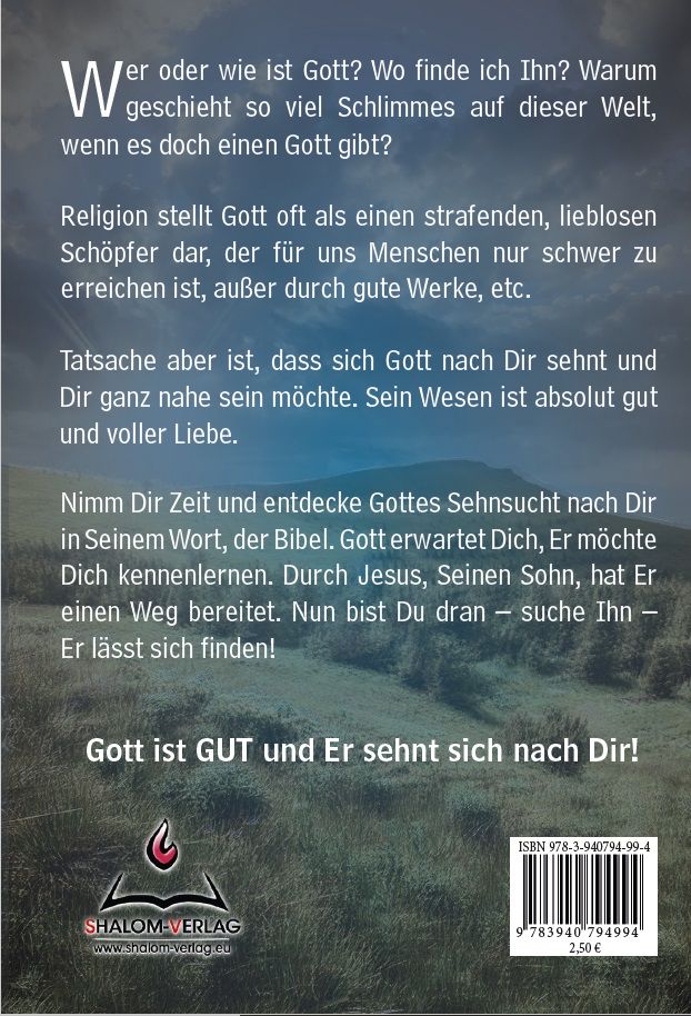 Büchersortiment - Minibücher - Shalom-Verlag: Gott sehnt sich nach dir