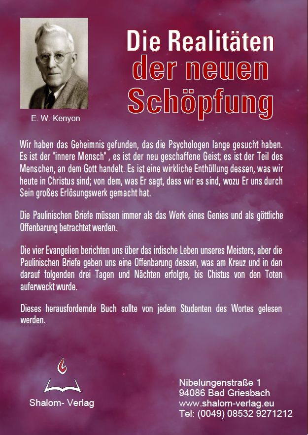 Hörbücher Deutsch - E.W. Kenyon: Die Realitäten der neuen Schöpfung (MP3-2 CDs)