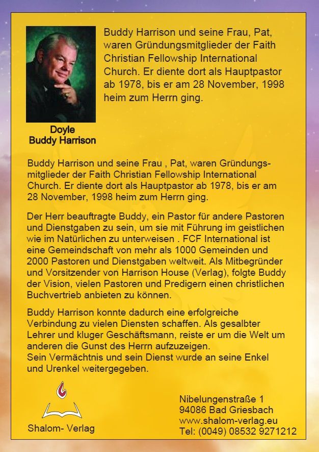 Predigten Deutsch - Buddy Doyle Hamison: Die Manifestation des Heiligen Geistes (CD)