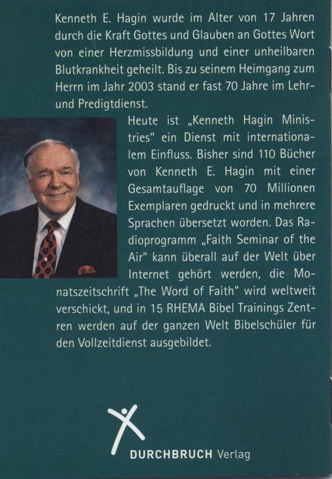 Büchersortiment - Minibücher - Kenneth E. Hagin: Das Evangelium der Versöhnung