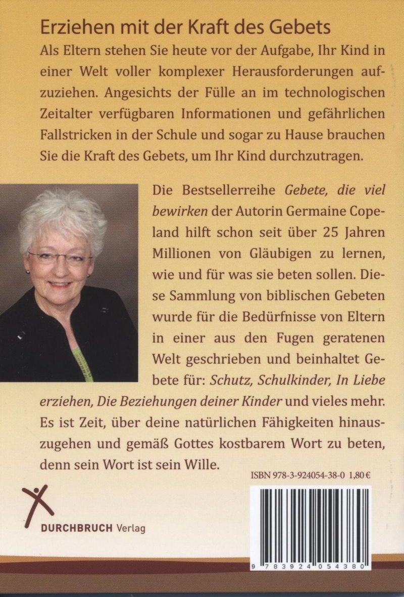 Büchersortiment - Minibücher - Germaine Copeland: Wirksame Gebete für Eltern