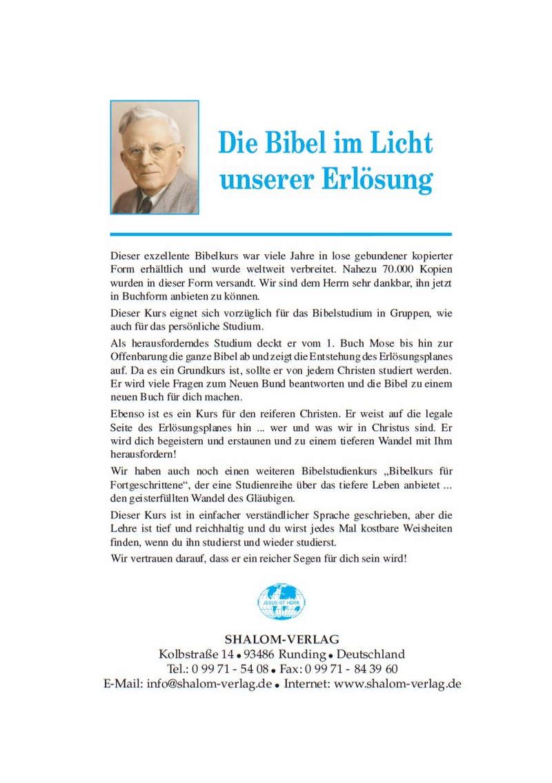 Top Angebote - Büchersortiment - E.W. Kenyon: Die Bibel im Licht unserer Erlösung