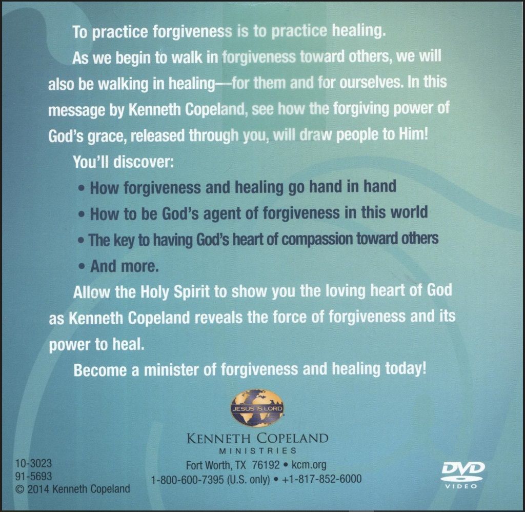 Kenneth Copeland: Forgiveness: The Power to Heal DVD (MP4)