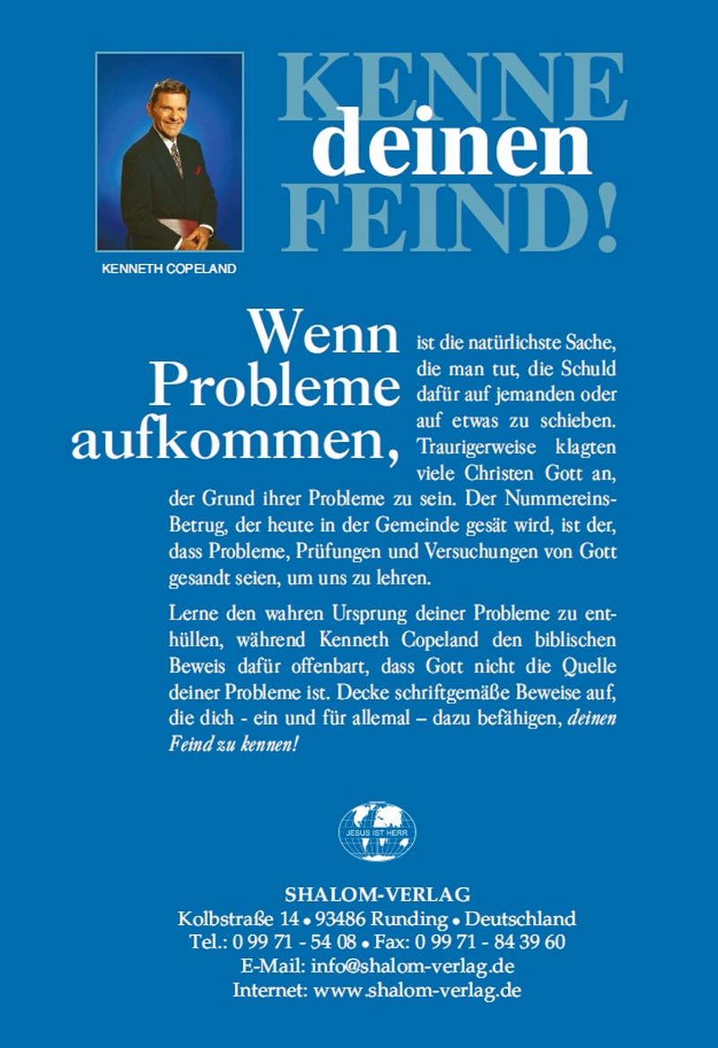 Büchersortiment - Sonderangebote - Kenneth Copeland: Kenne deinen Feind