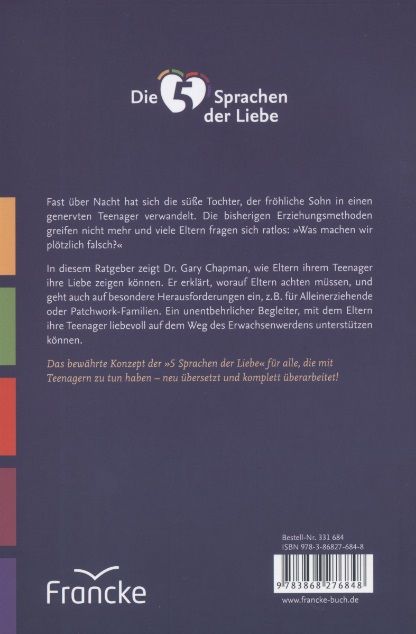 Büchersortiment - Gary Chapman: Die 5 Sprachen der Liebe für Teenager (2023)