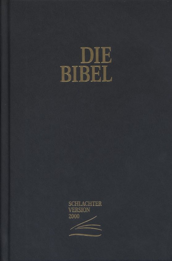 Bibeln - Schlachter-Bibel 2000 - Schwarz Standardausgabe