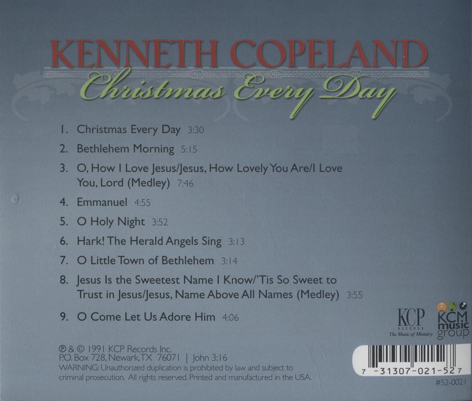 Kenneth Copeland: Christmas Every Day (CD)