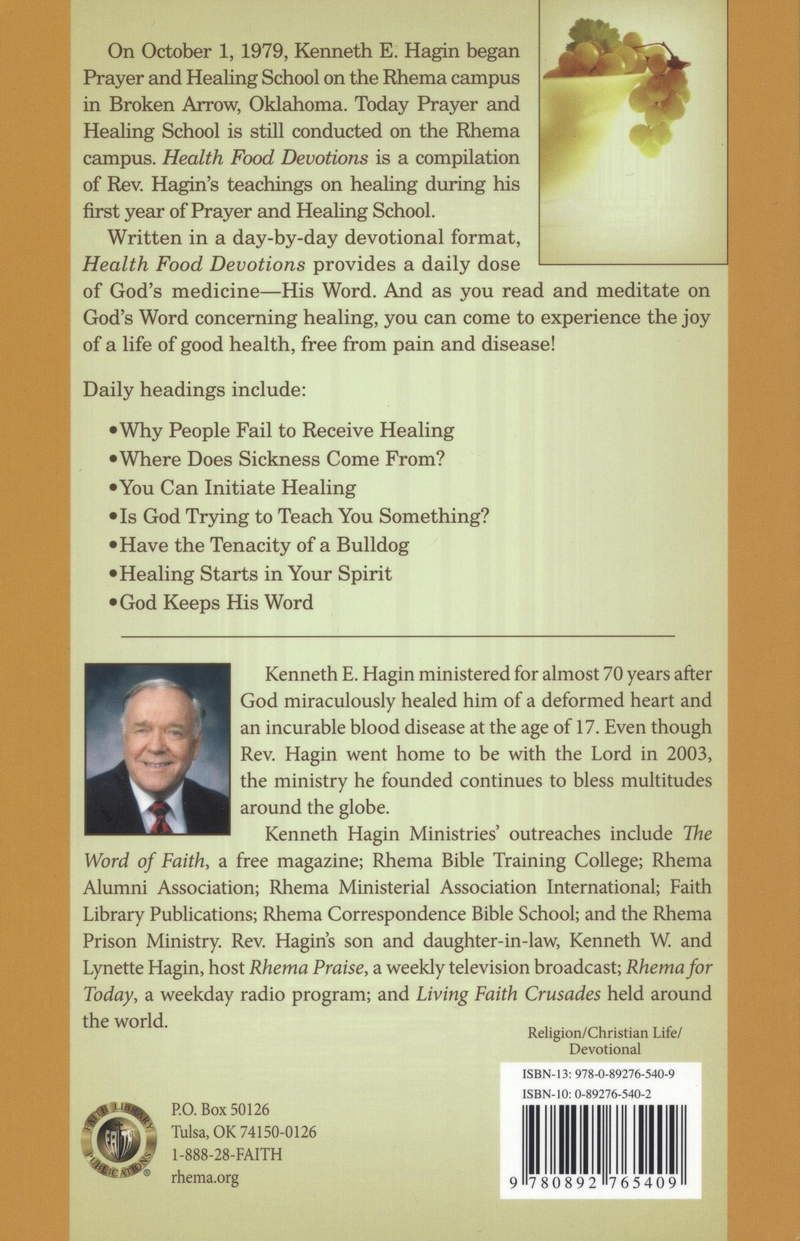 Englische Bücher - Kenneth E. Hagin: Health Food Devotions