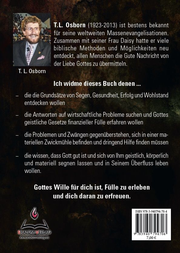 Büchersortiment - T.L. Osborn: Gottes Bund der Fülle