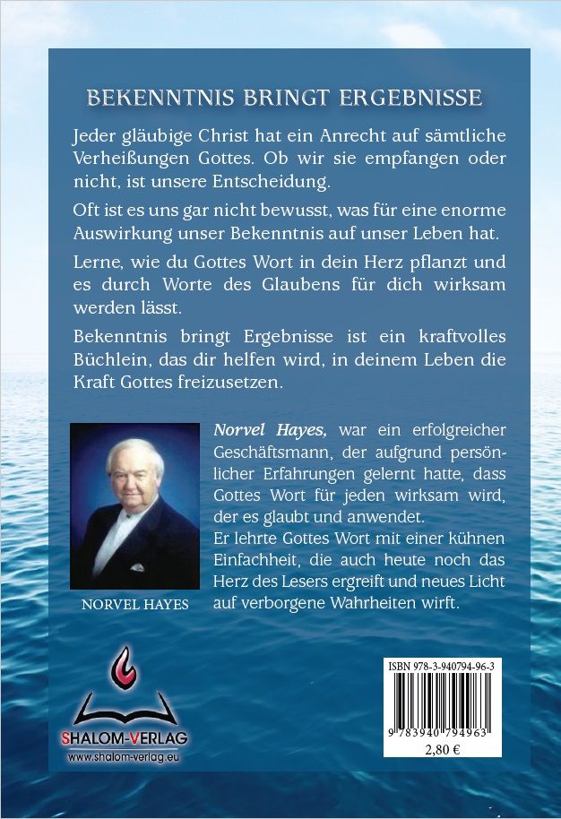 Büchersortiment - Minibücher - Norvel Hayes: Bekenntnis bringt Ergebnisse