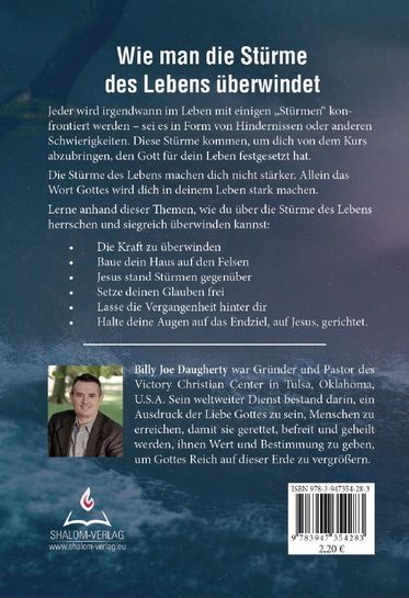 Büchersortiment - Minibücher - Neuerscheinungen - Billy Joe Daugherty: Wie man die Stürme des Lebens überwindet