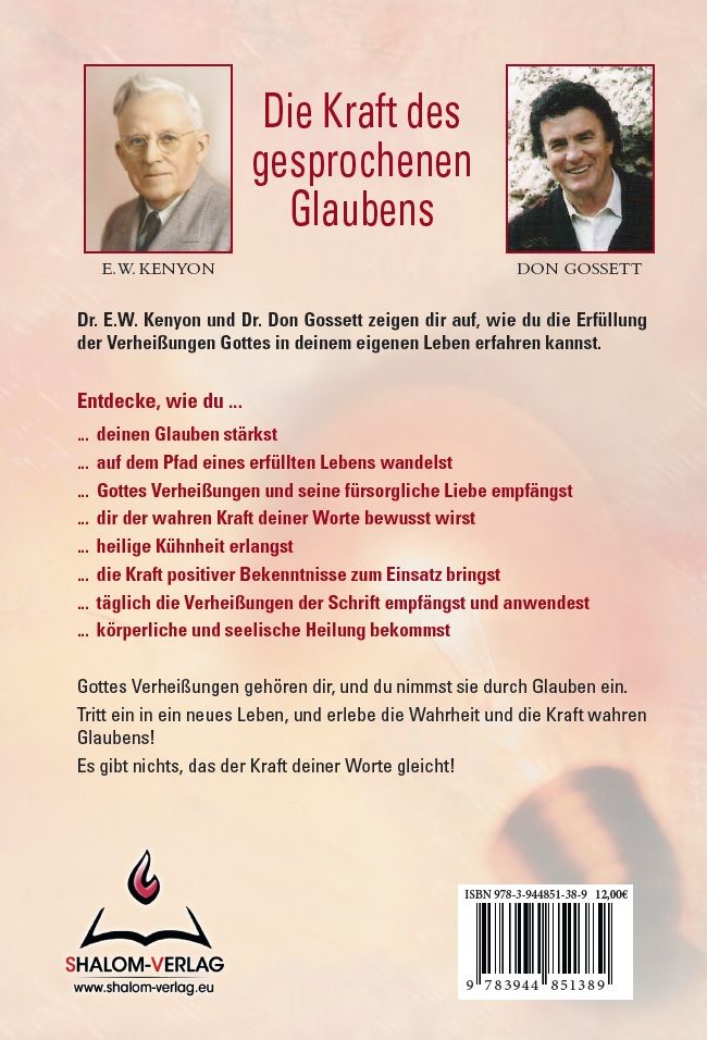 Büchersortiment - E.W. Kenyon & Don Gossett - Die Kraft des gesprochenen Glaubens