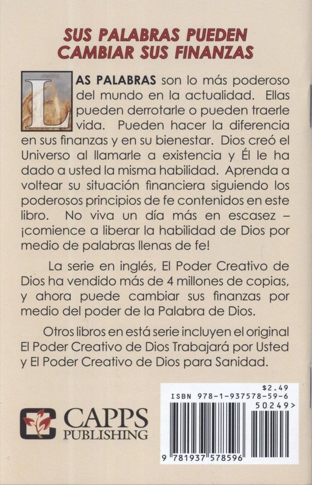 Spanisch - Charles Capps: El Poder Creativo de Dios para las Finanzas