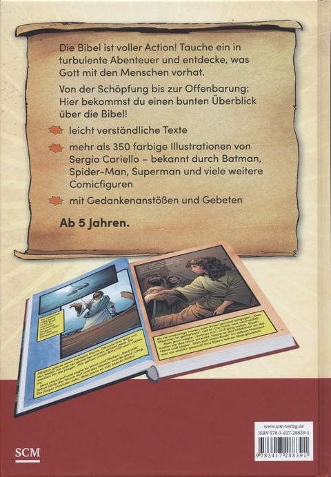 Kinder- & Jugendbücher - Bibeln - Die Action-Comic-Kinderbibel