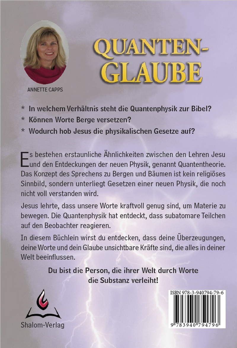 Büchersortiment - Minibücher - Annette Capps: Quanten-Glaube