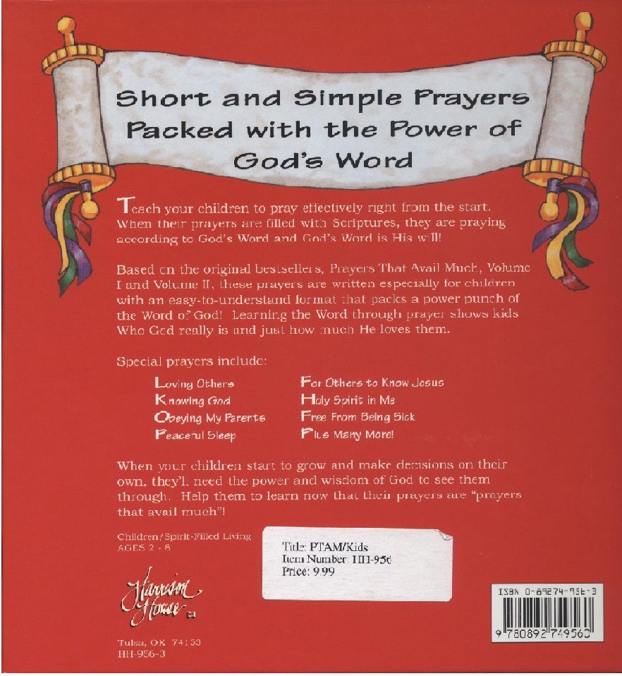 Englische Bücher - Kinder- & Jugendbücher - Word Ministries: Prayers that avail much for Kids