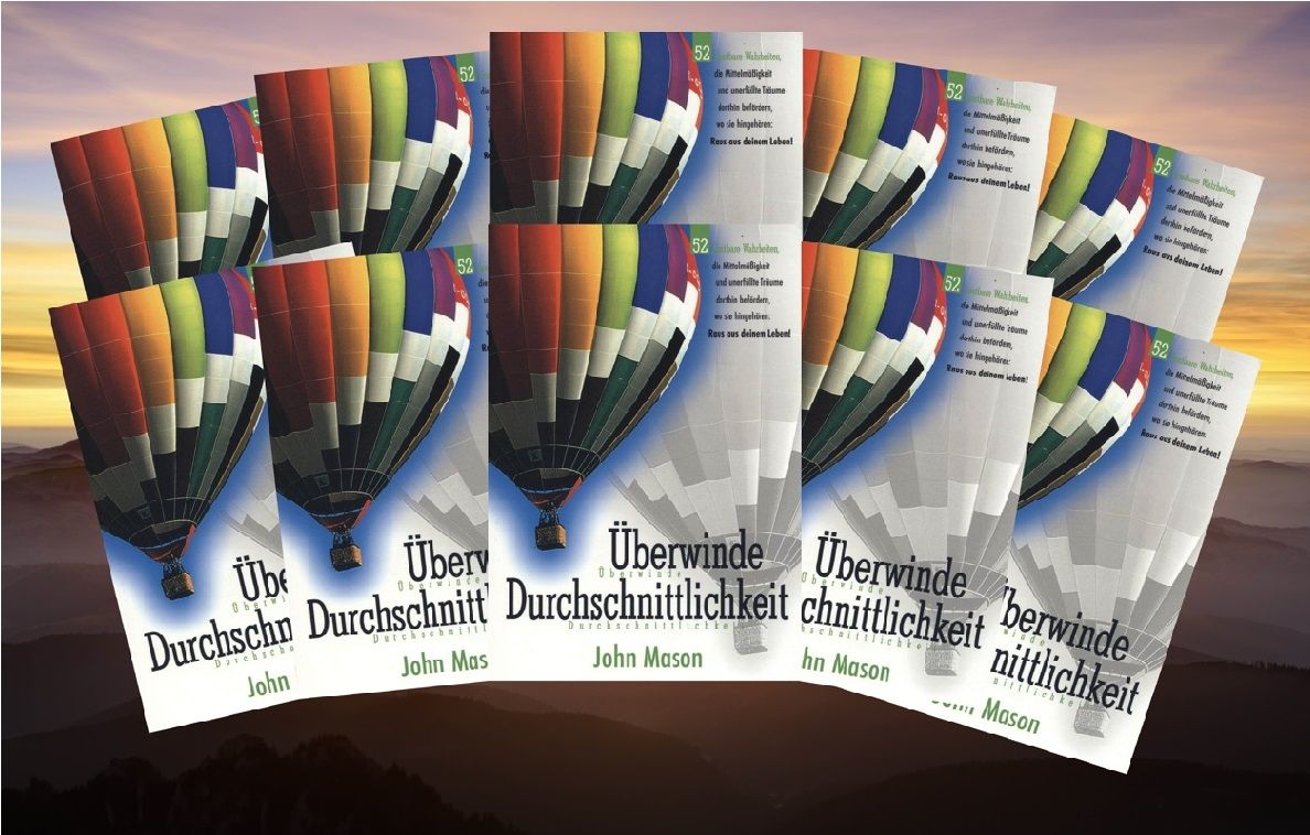 John Mason: Überwinde Durchschnittlichkeit (Rabattangebot 5 Stk + 5 Gratis)