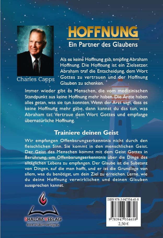 Büchersortiment - Minibücher - Neuerscheinungen - Charles Capps: Hoffnung - ein Partner des Glaubens