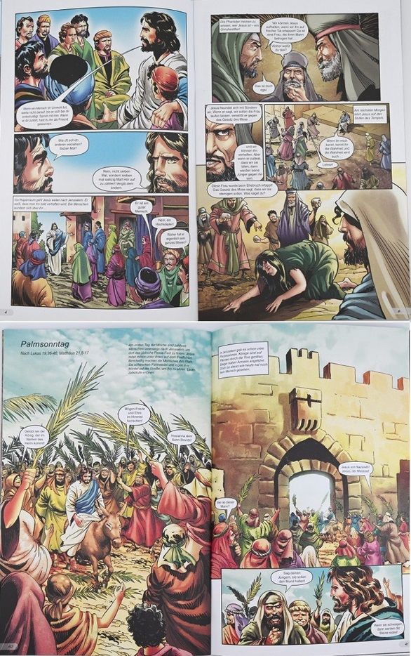 Kinder- & Jugendbücher - Die Bibel in Comics 2 - Das Leben von Jesus: Auf dem Weg nach Jerusalem