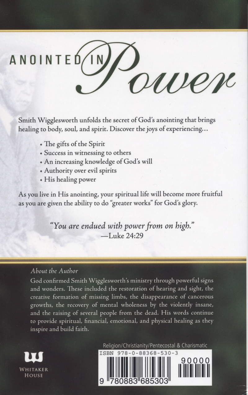 Englische Bücher - Smith Wigglesworth: on the Anointing