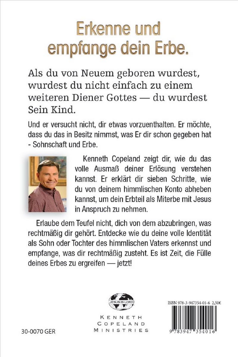 Büchersortiment - Minibücher - Kenneth Copeland: Empfange wie ein Kind - Lebe wie ein König