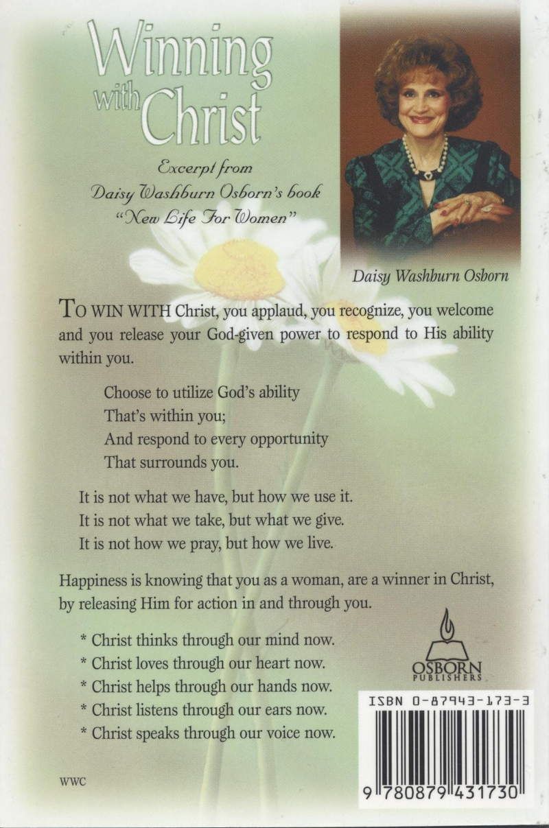 Englische Bücher - Daisy Osborn: Winning with Christ