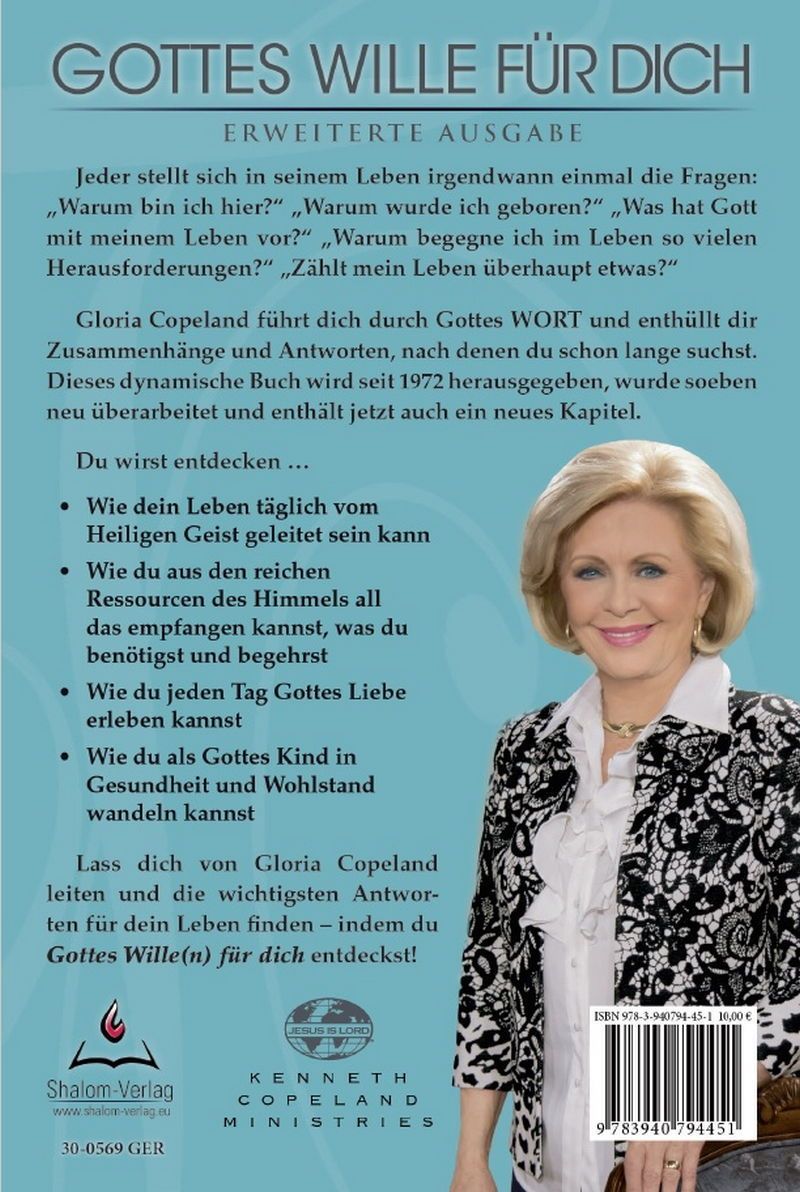 Büchersortiment - Gloria Copeland: Gottes Wille für dich