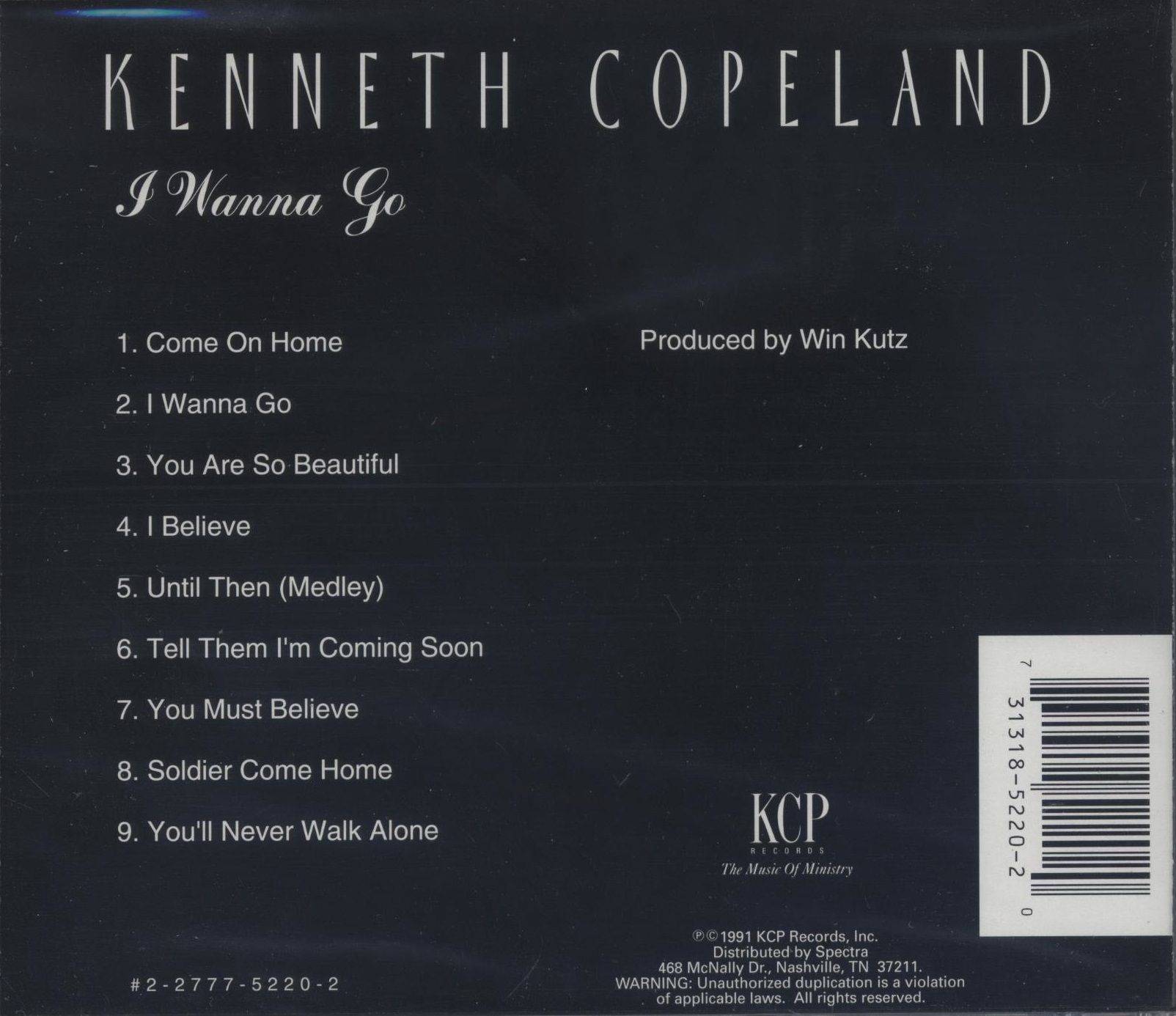 Kenneth Copeland: I Wanna Go (CD)