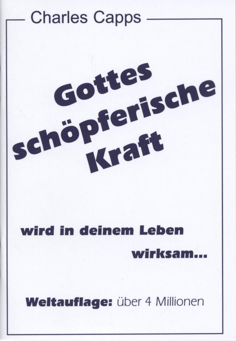 Büchersortiment - Minibücher - Charles Capps: Gottes schöpferische Kraft