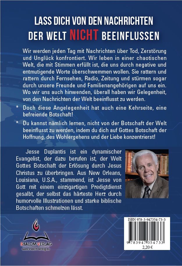 Büchersortiment - Minibücher - Jesse Duplantis: Lass dich von den Nachrichten der Welt nicht beeinflussen