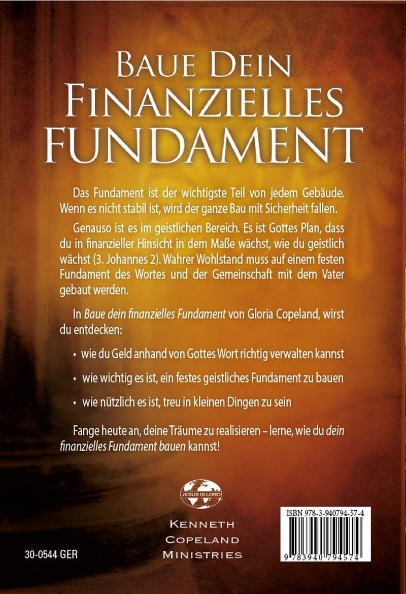 Büchersortiment - Minibücher - Gloria Copeland: Baue dein finanzielles Fundament