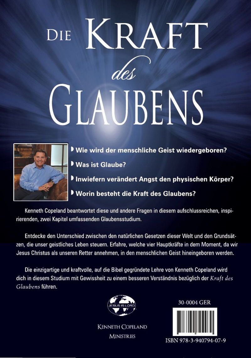 Büchersortiment - Kenneth Copeland: Die Kraft des Glaubens