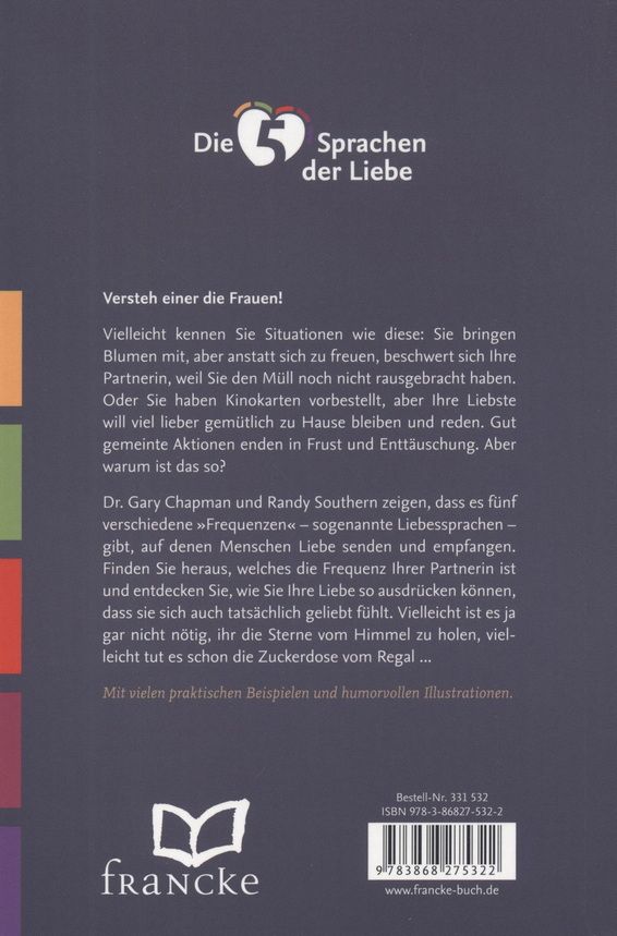 Büchersortiment - Gary Chapman: Die 5 Sprachen der Liebe für Männer