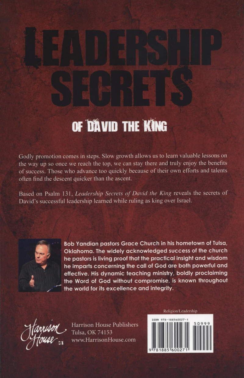 Englische Bücher - Bob Yandian: Leadership Secrets of David the King