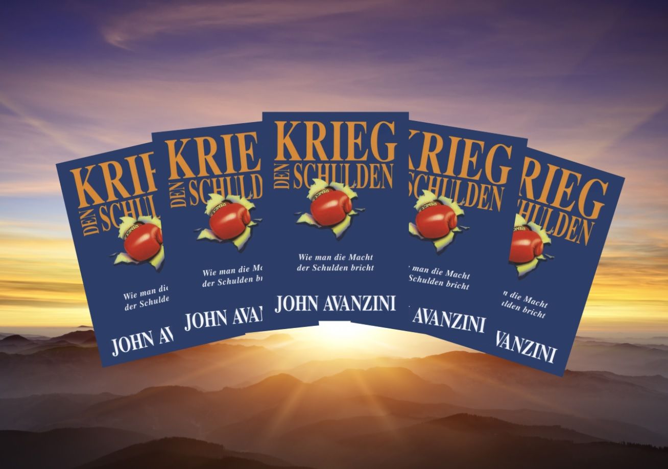 Büchersortiment - Sonderangebote - John Avanzini: Krieg den Schulden (Rabattangebot 4 Stk + 1 Gratis)