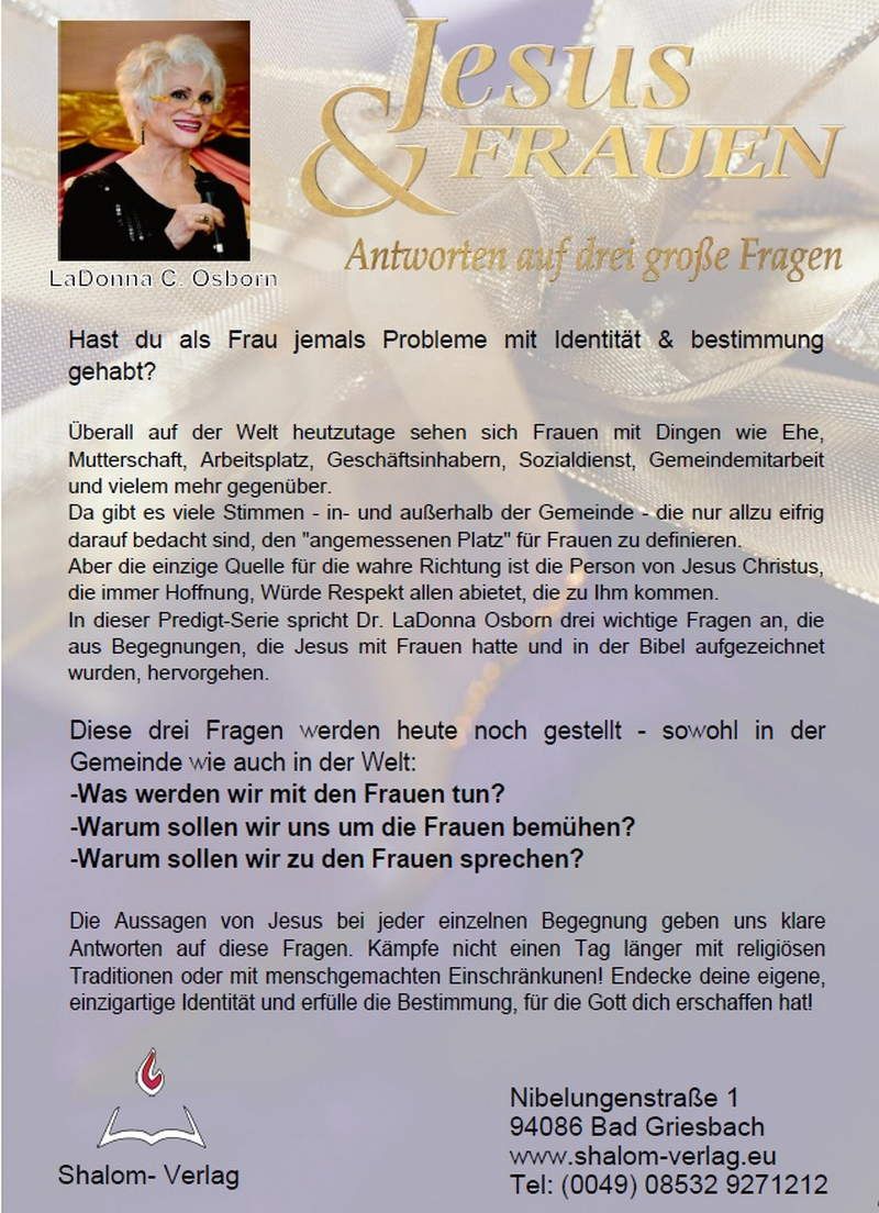 Hörbücher Deutsch - LaDonna C. Osborn: Jesus & Frauen (CD)