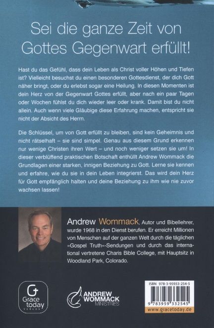 Büchersortiment - Andrew Wommack: Erfahre wie man von Gott erfüllt wird