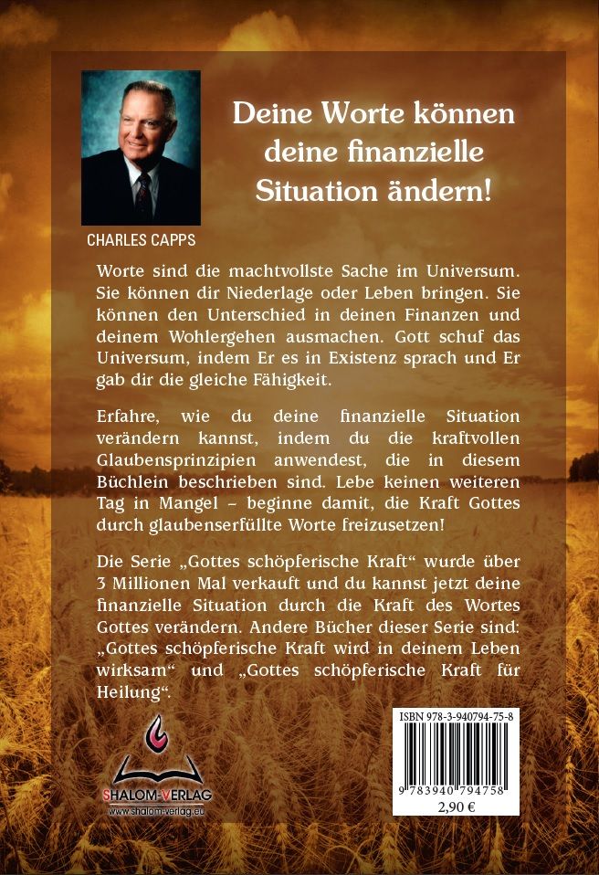 Büchersortiment - Minibücher - Charles & Anette Capps: Gottes schöpferische Kraft für Finanzen