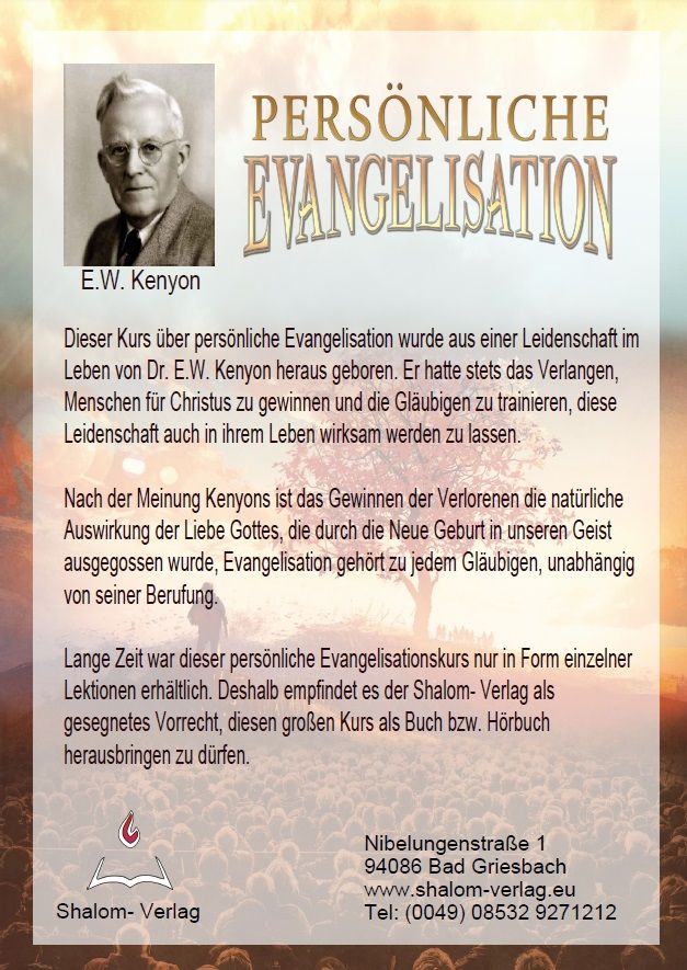 Hörbücher Deutsch - E.W. Kenyon: Persönliche Evangelisation (MP3-1 CD)