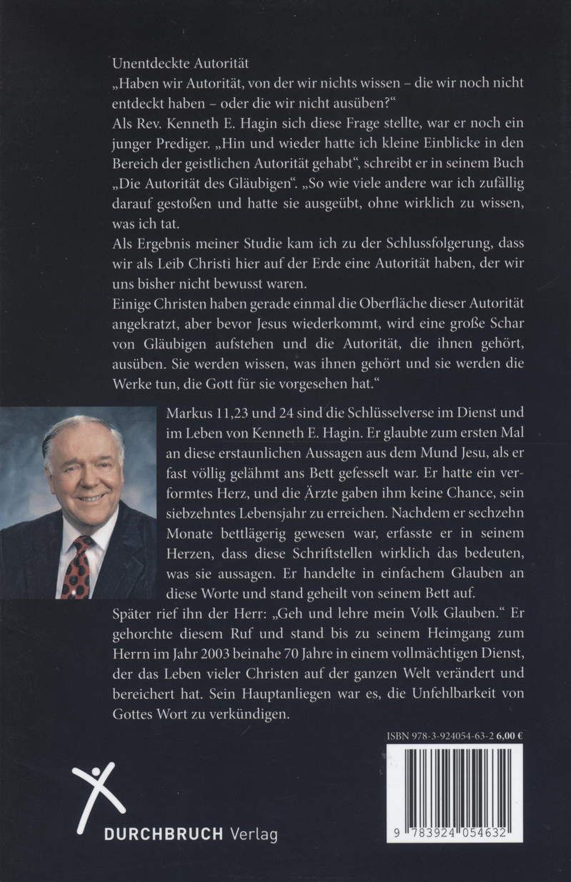 Büchersortiment - Kenneth E. Hagin: Die Autorität des Gläubigen (erweiterte Fassung)