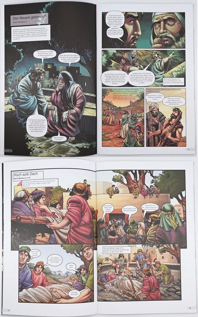 Die Bibel in Comics 1 - Das Leben von Jesus: Die Stillung des Sturms und andere Wunder