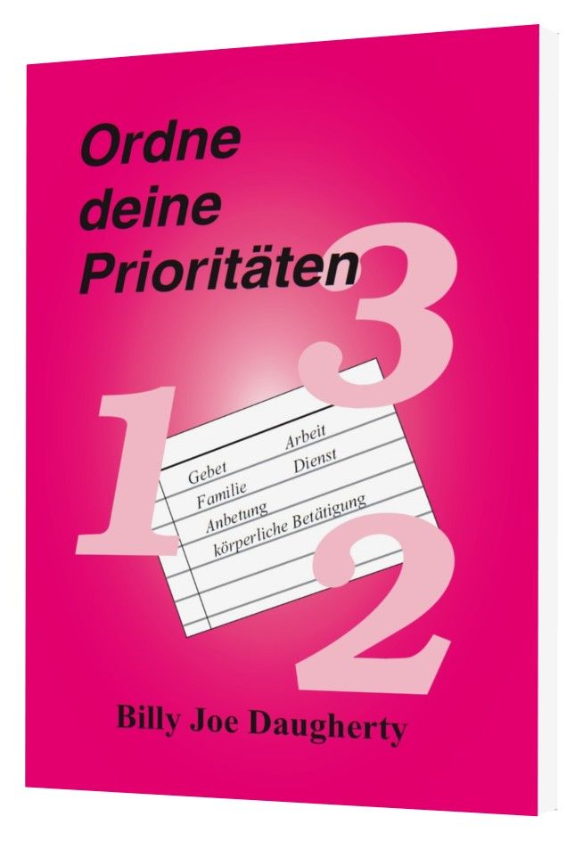 Büchersortiment - Minibücher - Billy Joe Daugherty: Ordne deine Prioritäten